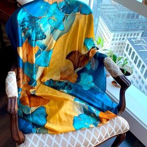 Bright colored scarf